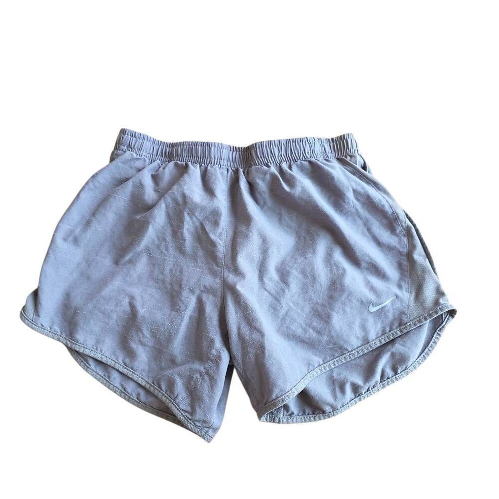 Nike girls dri fit Sz L gray Running shorts